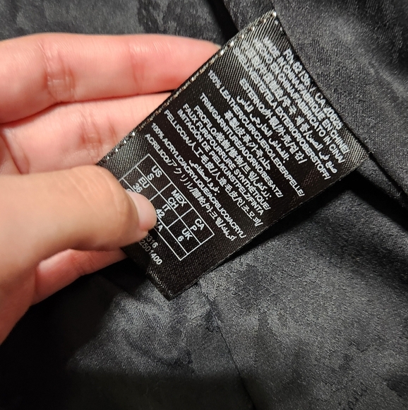 GUESS by Marciano leather vintage faux fur belted coat - Picture 9 of 10